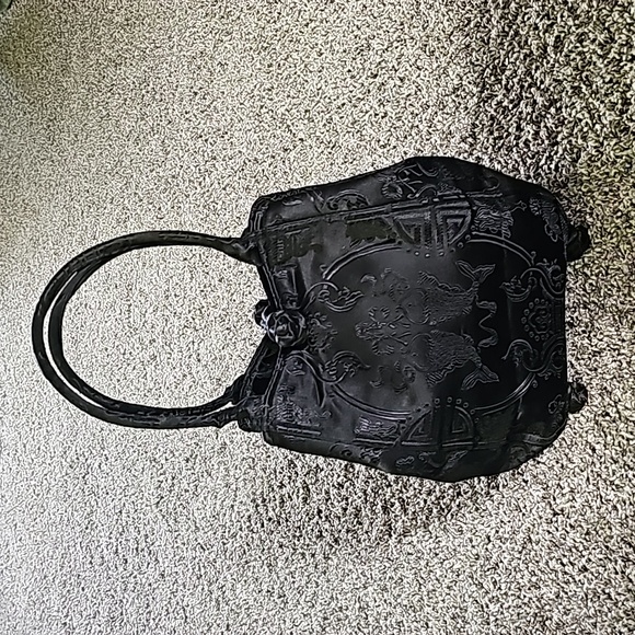 LILLI'S SHANGHAI Black Jacquard Bag - Picture 1 of 9
